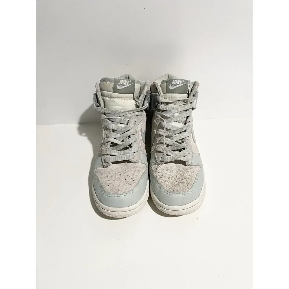 Nike Big Kid's Dunk High GS Tartan DV1724-100 Plaid White/Light Green Size 5.5 Y